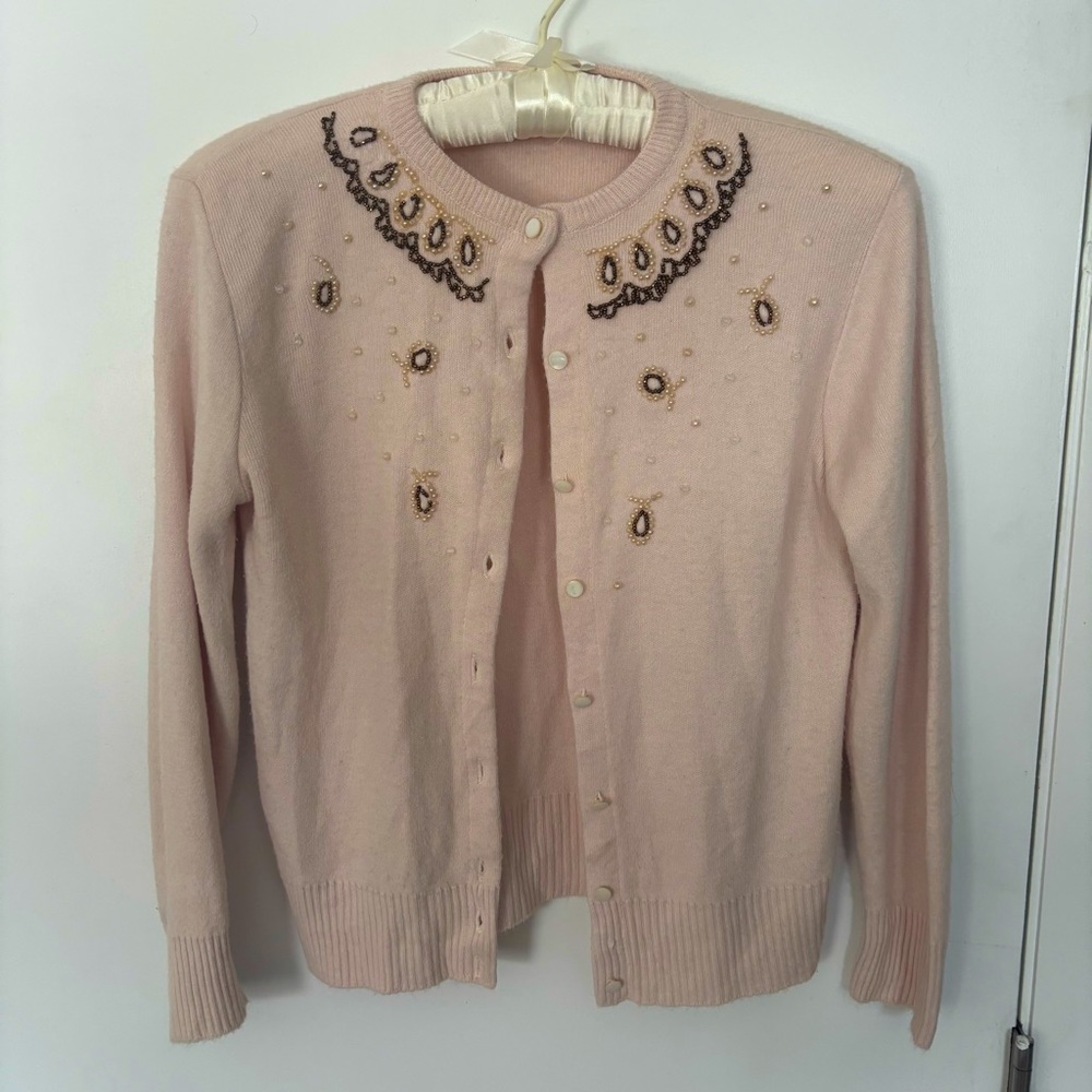 Vintage Beaded Sweater